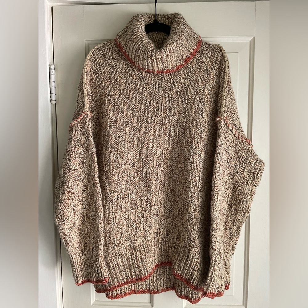 Free People Echo Pullover Sweater size Medium - Picture 2 of 7